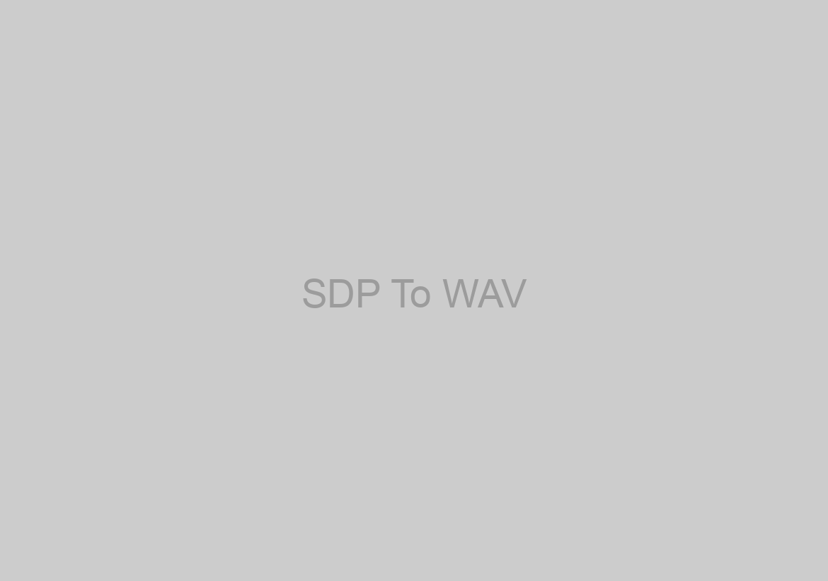 SDP To WAV